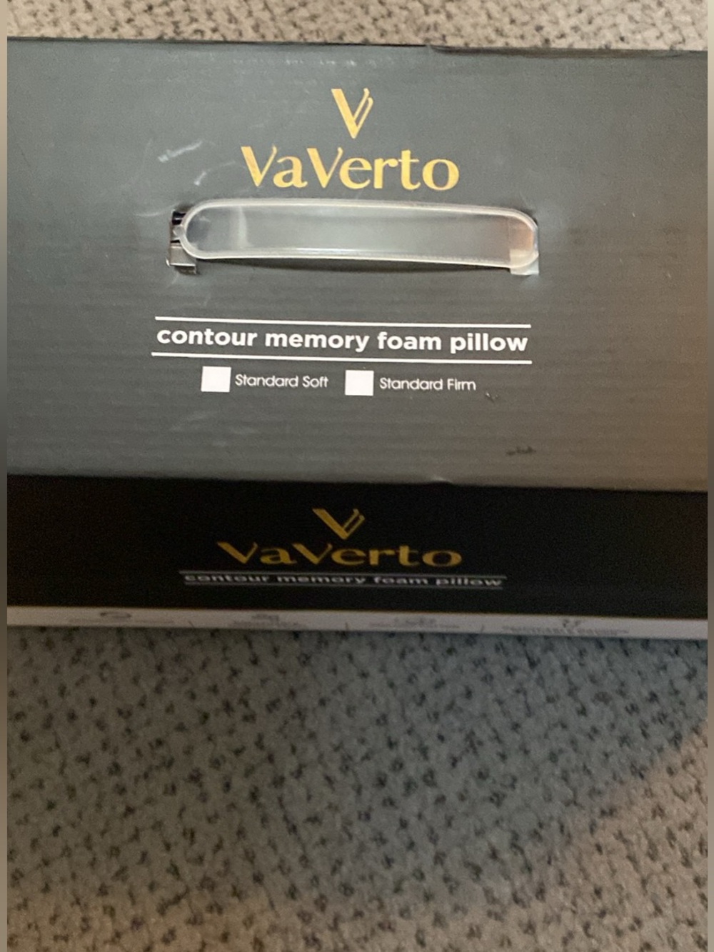 VaVerto Contour Memory Foam Pillow - brand new